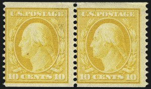 Sale 1014, Lot 1798, 1908-10 Washington-Franklin Issue Coils (Scott 348-356)