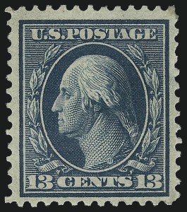 Sale 1014, Lot 1816, 1909 Washington-Franklin Bluish Paper, Incl. 4c and 8c (Scott 357-366)