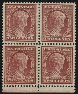 Sale 1014, Lot 1823, 1909 Commemoratives (Scott 368-373)