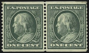 Sale 1014, Lot 1839, 1910-11 Washington-Franklin Issues (Scott 376-396)