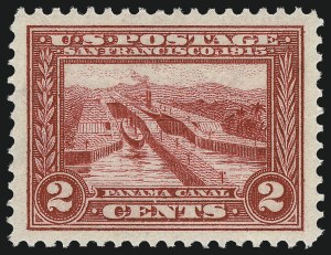 Sale 1014, Lot 1855, 1913 Panama Pacific Issue (Scott 397-404)