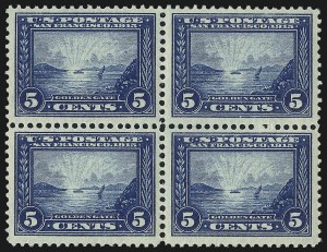 Sale 1014, Lot 1860, 1913 Panama Pacific Issue (Scott 397-404)
