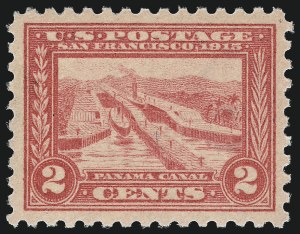 Sale 1014, Lot 1876, 1913 Panama Pacific Issue (Scott 397-404)