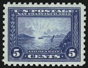 Sale 1014, Lot 1878, 1913 Panama Pacific Issue (Scott 397-404)