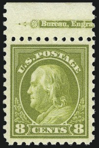 Sale Number 1014, Lot Number 1907, 1912-15 Washington-Franklin Issues (Scott 406-440) Sale Number 1014, Lot Number 1907, 1912-15 Washington-Franklin Issues (Scott 406-440)