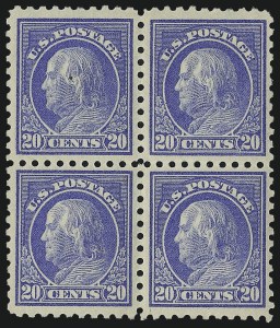 Sale 1014, Lot 1914, 1912-15 Washington-Franklin Issues (Scott 406-440)