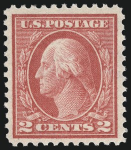 Sale 1014, Lot 1956, 1914-15 Washington-Franklin Issues (Scott 443-461)