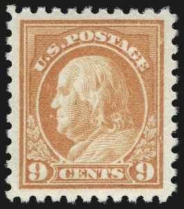 Sale 1014, Lot 1968, 1916-17 Washington-Franklin Issues (Scott 463-496)