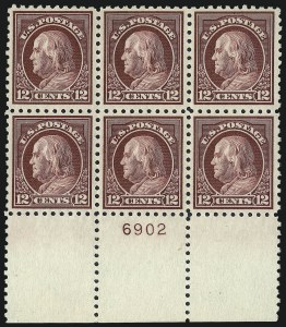 Sale 1014, Lot 1970, 1916-17 Washington-Franklin Issues (Scott 463-496)