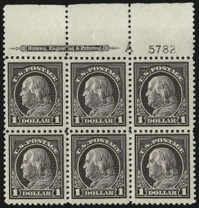 Sale 1014, Lot 2014, 1917-19 Washington-Franklin Issues (Scott 498f-524)