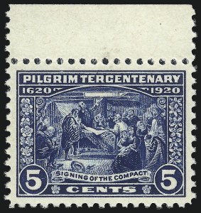 Sale 1014, Lot 2054, 1918-22 Washington-Franklin Issues, Pilgrim Issue (Scott 529-550)