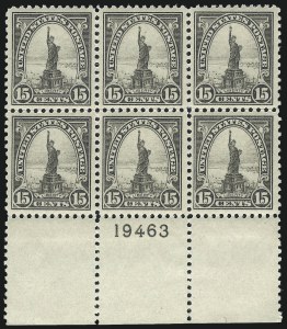 Sale 1014, Lot 2059, 1922 Issue (Scott 558-573)