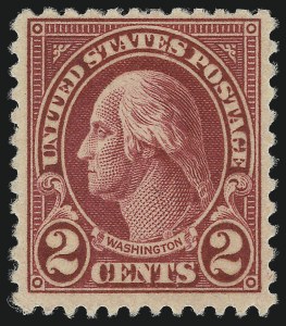 Sale 1014, Lot 2099, 1926 Issue thru Modern (Scott 634A-1520b), 2c Carmine, Ty. II (634A) Sale 1014, Lot 2099, 1926 Issue thru Modern (Scott 634A-1520b)