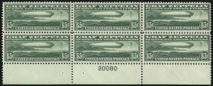 Sale 1014, Lot 2183, Air Post, Graf Zeppelin Issue (Scott C13-C15)