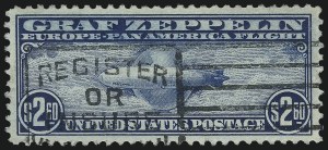 Sale 1014, Lot 2200, Air Post, Graf Zeppelin Issue (Scott C13-C15)