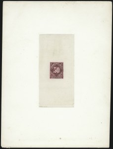 Sale 1014, Lot 2258, Postage Due Essays and Proofs