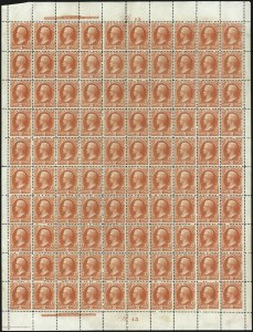 Sale 1014, Lot 2345, Officials, incl. full sheets (Scott O11-O116 var)