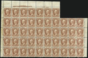 Sale 1014, Lot 2368, Officials, incl. full sheets (Scott O11-O116 var)
