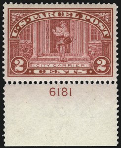 Sale 1014, Lot 2415, Parcel Post (Scott Q1-Q12)
