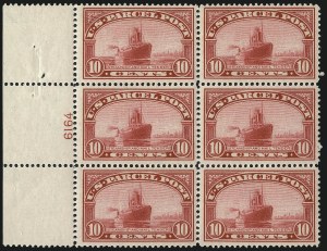 Sale 1014, Lot 2428, Parcel Post (Scott Q1-Q12), 10c Parcel Post (Q6) Sale 1014, Lot 2428, Parcel Post (Scott Q1-Q12)