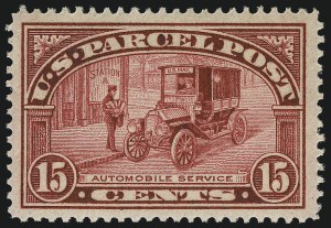 Sale 1014, Lot 2429, Parcel Post (Scott Q1-Q12)