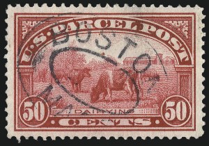 Sale 1014, Lot 2438, Parcel Post (Scott Q1-Q12)