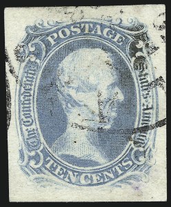 Sale 1014, Lot 2533, Confederate States Stamps