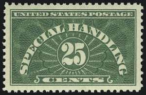 Sale 1017, Lot 1009, Parcel Post thru Special Handling (Q, JQ, QE)