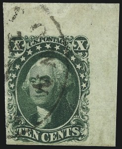 Sale 1017, Lot 106, 5c-12c 1851-56 Issue (Scott 12-17)