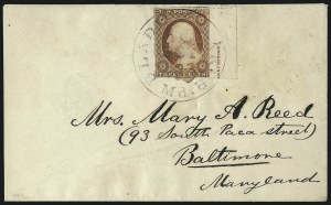 Sale 1017, Lot 299, 3c 1851-56, Dull Red, Imprint Copies (Scott 11-11A)