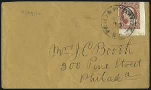 Sale 1017, Lot 369, 3c 1851-56, Dull Red, Corner Margin Copies, Cont. (Scott 11-11A)