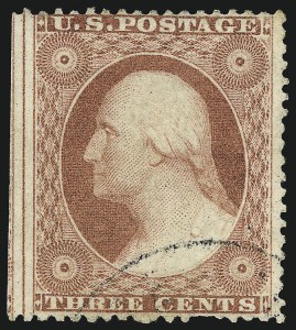 Sale 1017, Lot 506, 3c 1857-60 (Scott 25-26A)