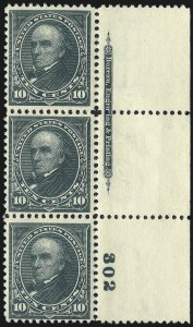 Sale 1017, Lot 679, 1895 Watermarked Bureau Issue (Scott 264-278)