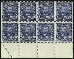 Sale 1017, Lot 698, 1898 Change of Color Bureau Issue (Scott 280-284)