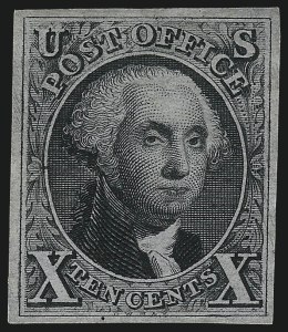 Sale 1017, Lot 70, 1875 Reproduction of 1847 Issue (Scott 3-4), 10c Black, Reproduction (4) Sale 1017, Lot 70, 1875 Reproduction of 1847 Issue (Scott 3-4)