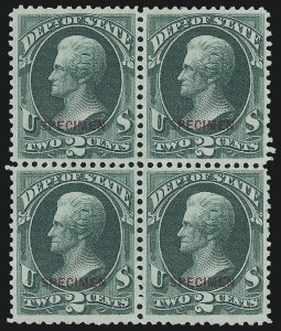 Sale 1017, Lot 991, Official Specimens and Officials Balance (OS)