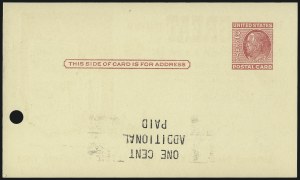 Sale 1019, Lot 1015, Postal Cards, incl. Full Face McKinley