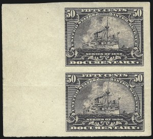 Sale 1019, Lot 1031, Revenues, incl. Battleship Documentary and Proprietary