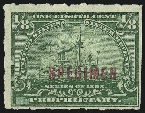 Sale 1019, Lot 1033, Revenues, incl. Battleship Documentary and Proprietary