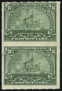 Sale 1019, Lot 1035, Revenues, incl. Battleship Documentary and Proprietary
