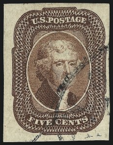 Sale Number 1019, Lot Number 349, 3c-12c 1851-56 Issue (Scott 10-17)