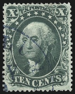 Sale Number 1019, Lot Number 375, 10c-90c 1857-60 Issue and 1875 Reprint (Scott 32-47)