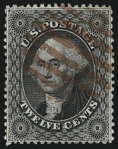 Sale Number 1019, Lot Number 380, 10c-90c 1857-60 Issue and 1875 Reprint (Scott 32-47)