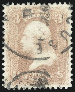 Sale Number 1019, Lot Number 389, 1861-66 Issue (Scott 63TC-78) Sale Number 1019, Lot Number 389, 1861-66 Issue (Scott 63TC-78)