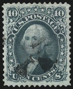 Sale 1019, Lot 421, 1867-68 Grilled Issue (Scott 83-101)