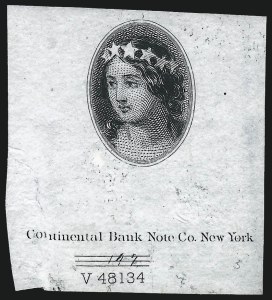 Sale 1019, Lot 495, 1870-88 Bank Note Issues, Continental Essays and Proofs