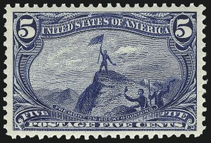 Sale 1019, Lot 628, 1c-50c 1898 Trans-Mississippi Issue (Scott 285-291)