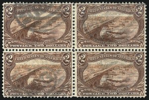 Sale 1019, Lot 656, $1.00-$2.00 1898 Trans-Mississippi Issue (Scott 292-293)