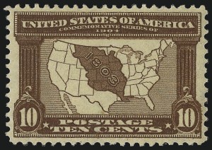 Sale 1019, Lot 711, 1904 Louisiana Purchase incl. Full Sheets, Jamestown Issues (Scott 323-330)