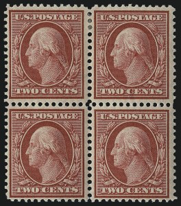 Sale 1019, Lot 743, 1909 Washington-Franklin Bluish Paper (Scott 357-366, 369)